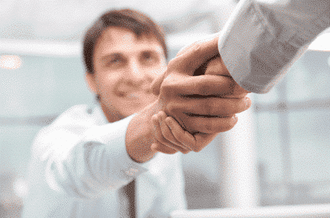 Poignée de main, rencontre professionnelle